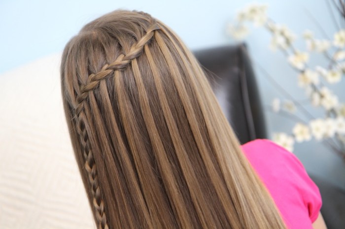 Ladder braid hairstyles combo feather cute waterfall girls catching unbelievable created eye now cutegirlshairstyles top