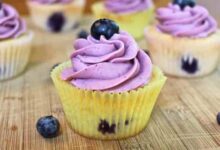 Blueberry lemon cupcakes