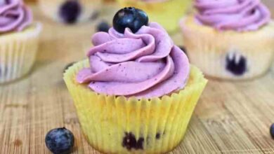 Blueberry lemon cupcakes