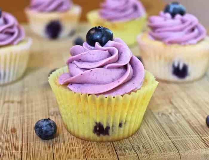 Blueberry lemon cupcakes