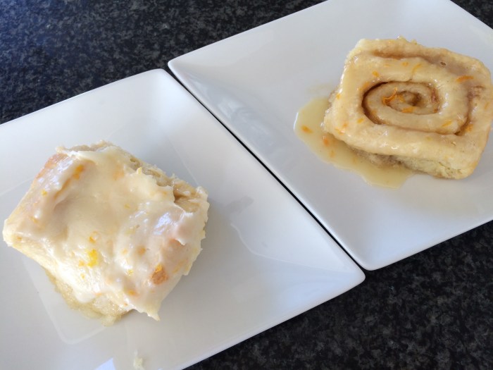 Sweet glazed orange roll recipe