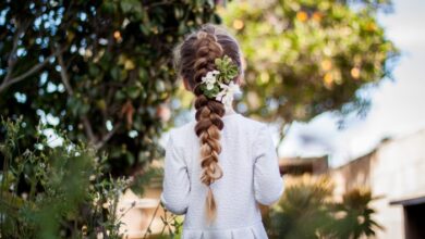 Braided flower tutorial