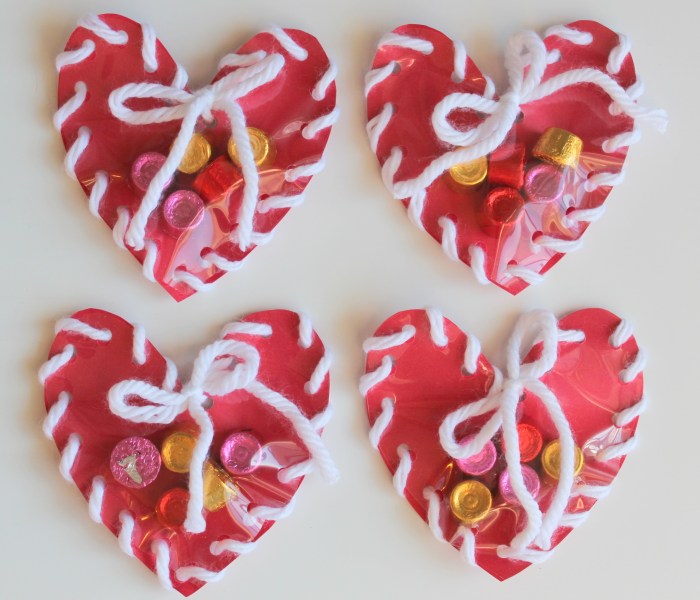 Easy handmade kids valentines