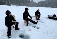 A new way of ice fishing