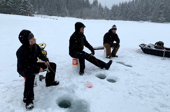 A new way of ice fishing