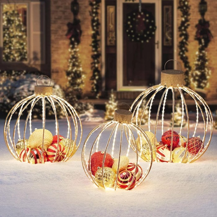 How to make lighted christmas balls