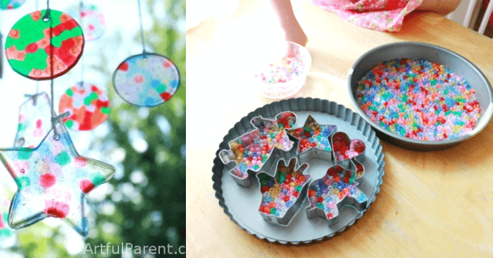 Diy melted bead suncatcher