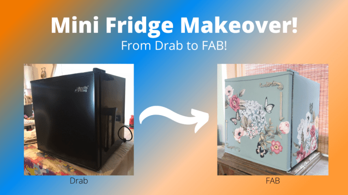 Easy diy fridge makeover 2