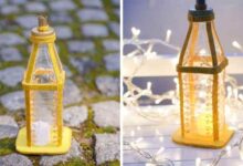 How to make a water bottle lantern