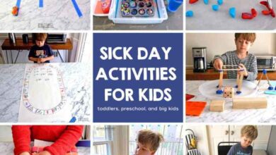 Sick day activities 5 activities that your child will love