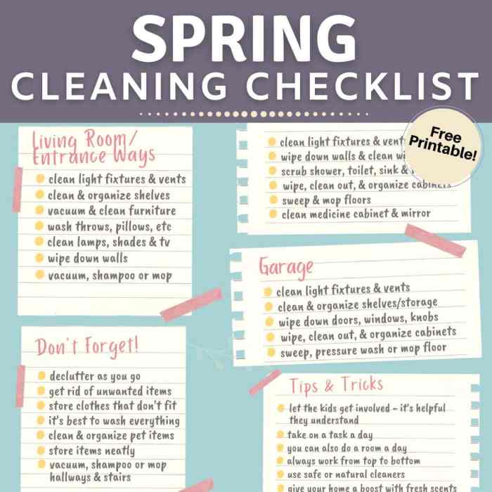 Over 100 spring cleaning tips and tricks