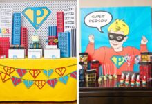 Vintage pop super hero party