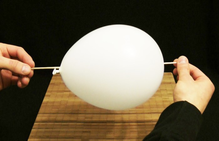 Science experiments with balloons