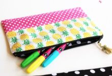 Precious diy zipper pencil pouch