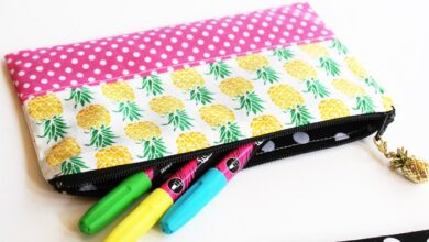 Precious diy zipper pencil pouch