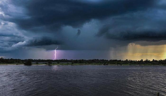 Watching the storm come in