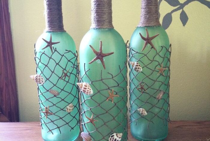 Diy shell bottle