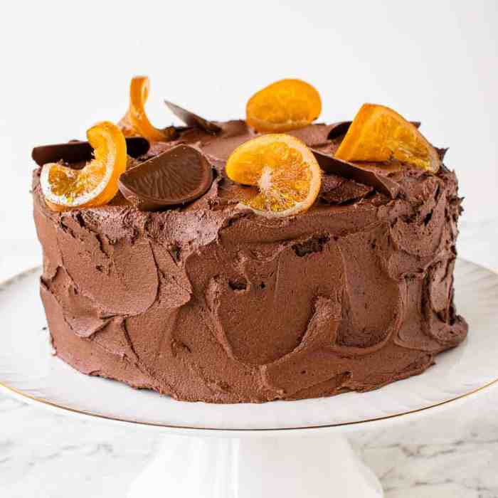 Chocolate orange ganache glaze recipe