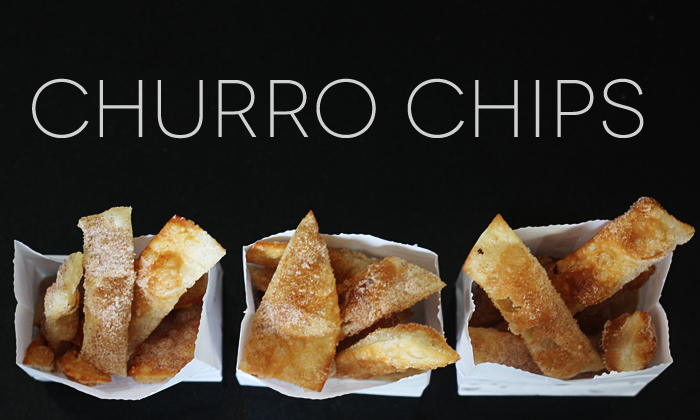 The easiest churro chips ever