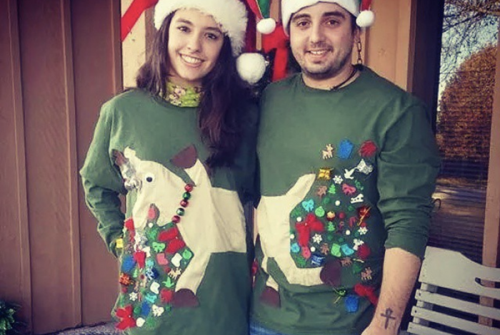 Ugly christmas sweater ideas for couples