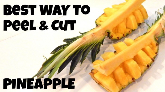 How to cut and serve a pineapple