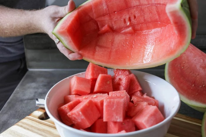 Watermelon cut sturdy