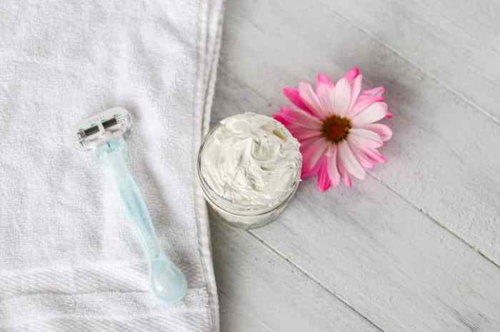 Homemade shaving cream