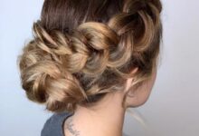 Cute prim hair braided bun easy