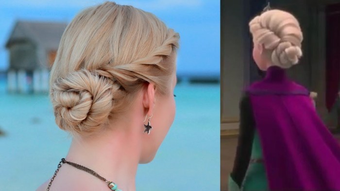 Frozen inspired coronation hair styles