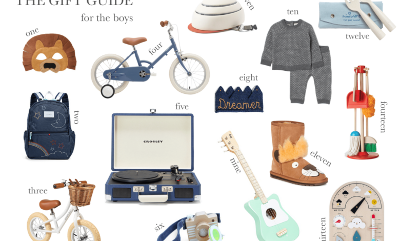 Gift guide little boys