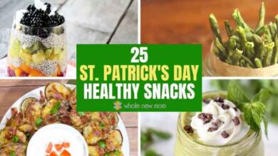 St pattys straws and healthy snack ideas