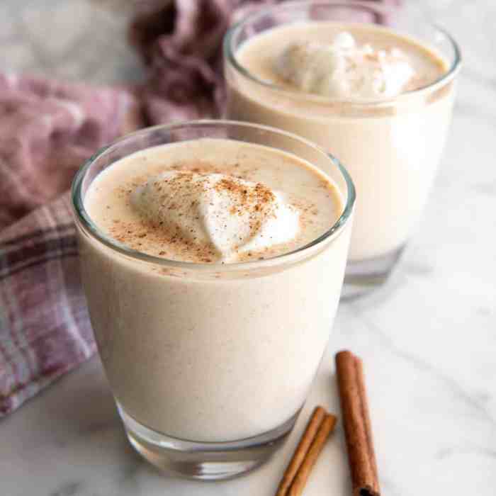 Delicious homemade eggnog