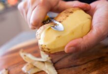 Heres a quick way to peel potatoes