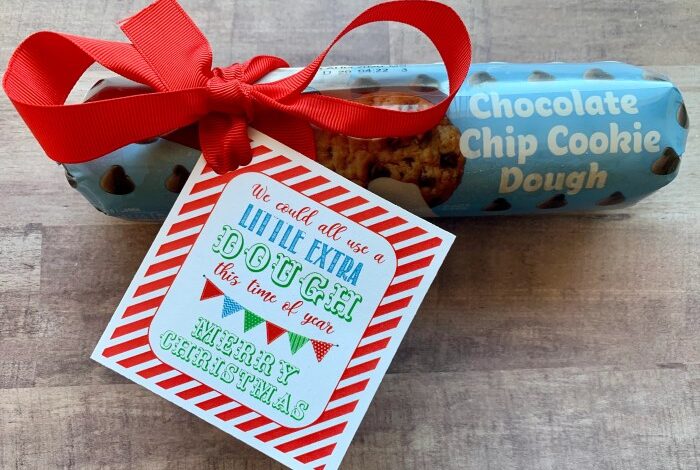 5 neighbor christmas gift idea cookie dough