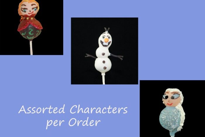 Diy frozen cake pops all the disney frozen characters as cake