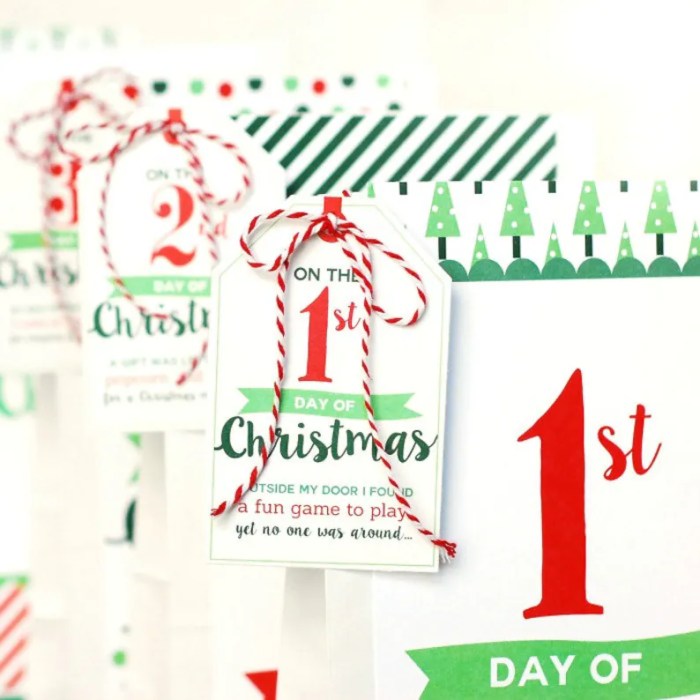 13 neighbor christmas gift treat countdown