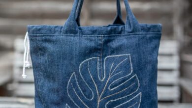 Cute bags use your recycled jeans to make these