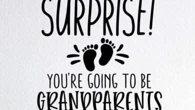 Surprise youre going to be grandparents