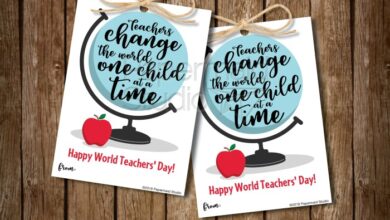 Free teacher appreciation gift