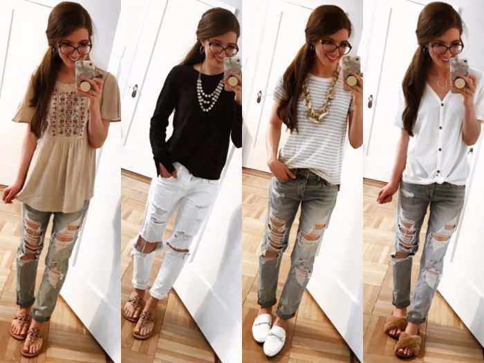 Ways to wear boyfriend jeans