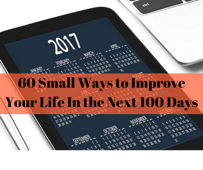 20 mini missions to improve your life in 1 minute or less