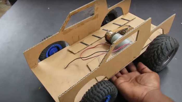 Easy diy road for toy cars made out of your old jeans