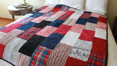 Make a memory quilt for free from your old clothes