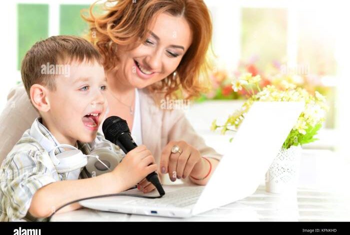 Such a sweet son singing to his mom with alzheimers