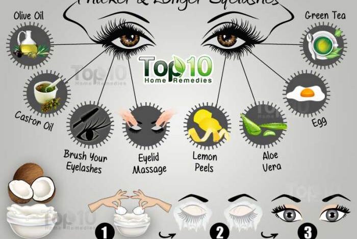 Diy how to grow your eyelashes eyebrows naturally