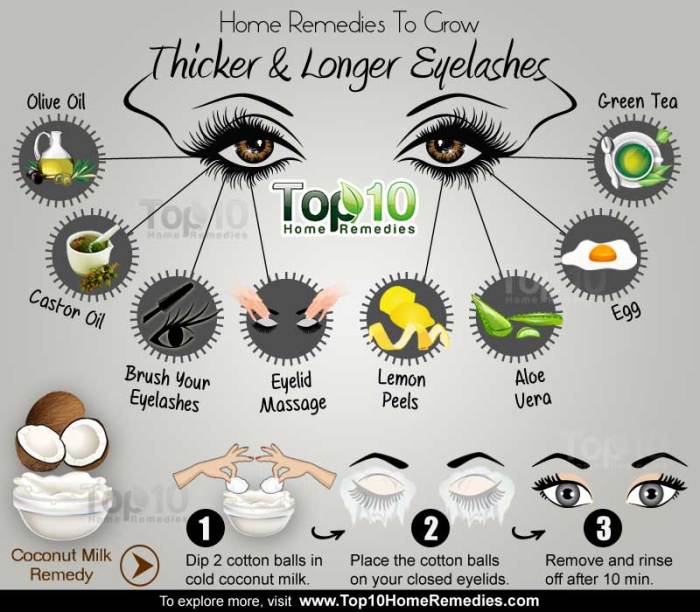 Diy how to grow your eyelashes eyebrows naturally