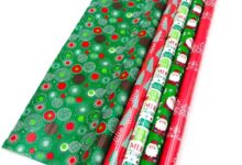 Homemade rolling stamp wrapping paper