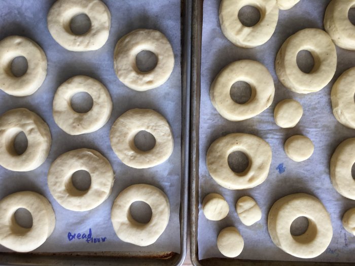 Easy brioche doughnuts with chocolate orange ganache glaze