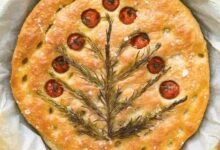 Easy christmas focaccia recipe
