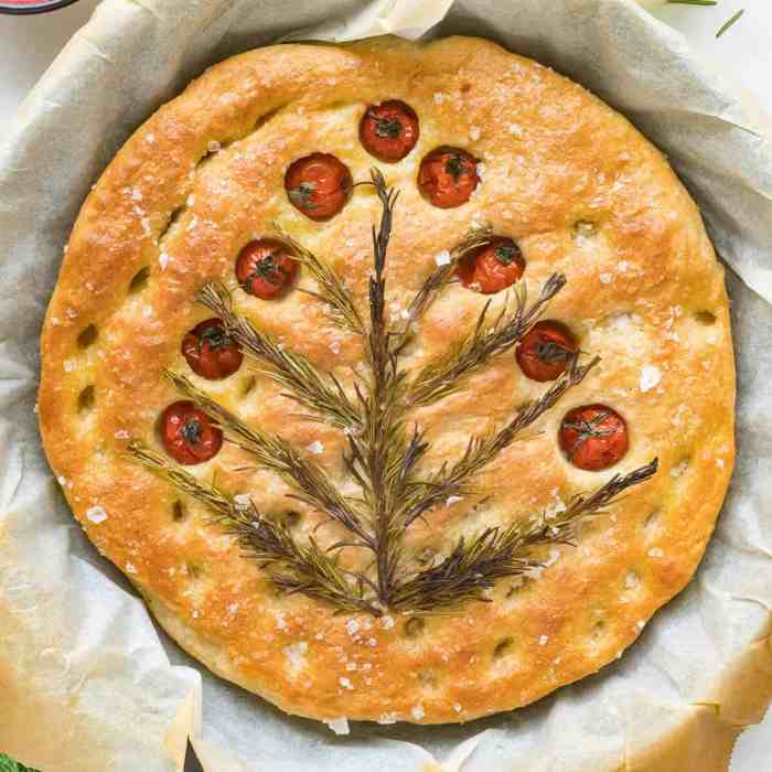 Easy christmas focaccia recipe